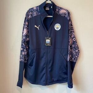 Puma Manchester City Peacoat-lilac Snow Soccer Stadium NWT Size XL Men’s